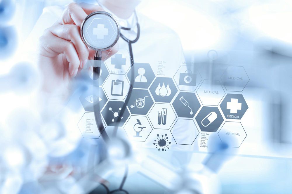 AI assistance for healthcare streamlining operations and improving patient care efficiency.