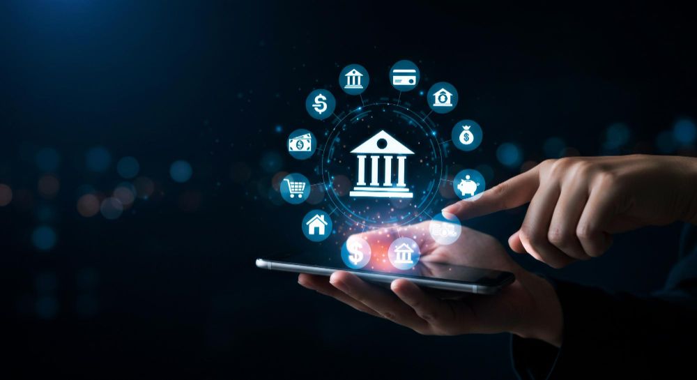 Financial AI automating transactions and improving compliance processes.