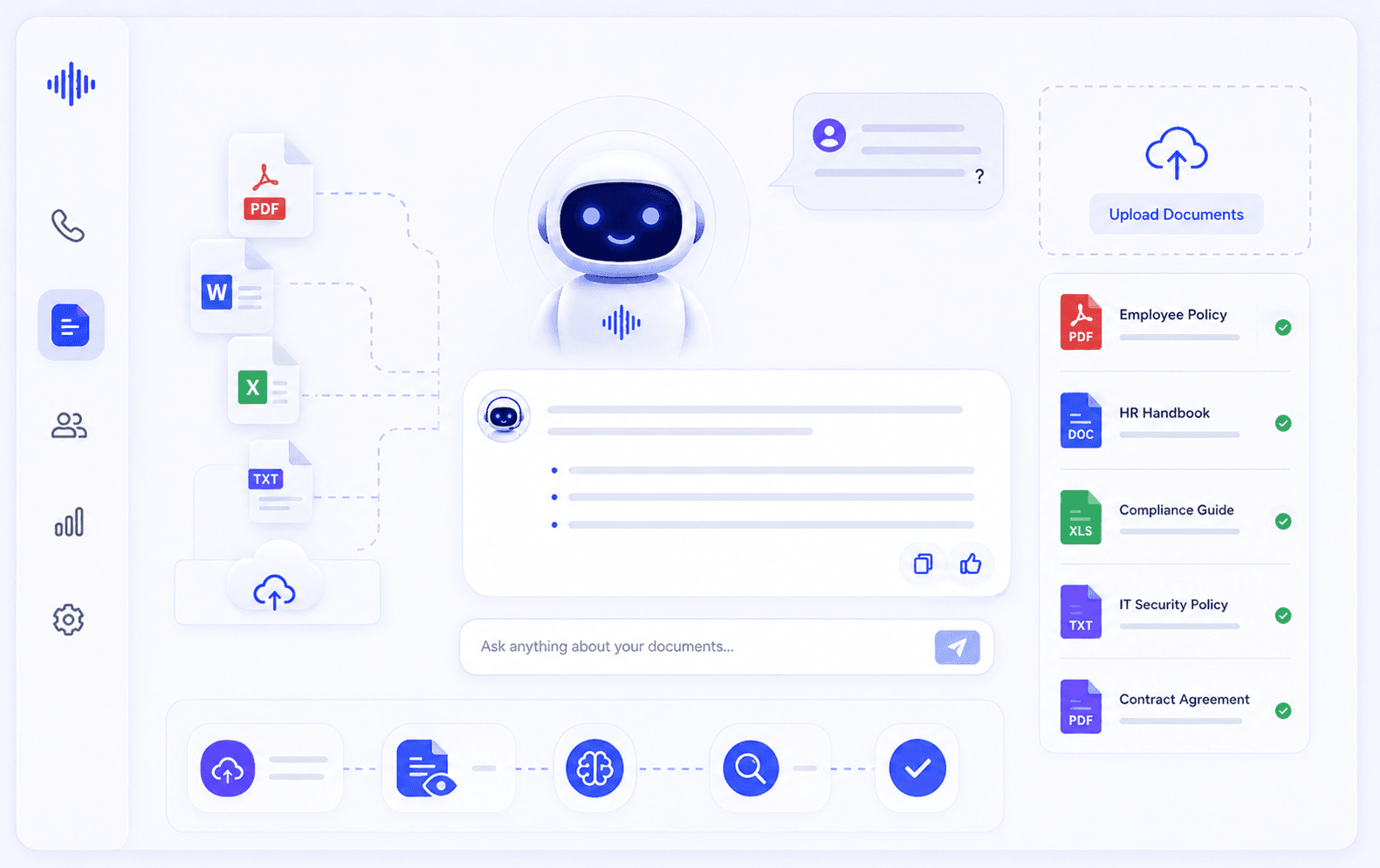 Valopt Document Agent interface preview